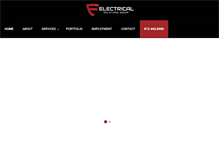Tablet Screenshot of electricalsolutionsgrp.com